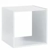 Etagère 1 Case Mix Blanc 5Five -Ledepot-bailleul Soldes Magasin etagere 1 case mix blanc 5five