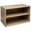 Etagère 2 Niveaux 57x30 Naturel Fixup 5Five -Ledepot-bailleul Soldes Magasin etagere 2 niveaux 57x30 naturel fixup 5five