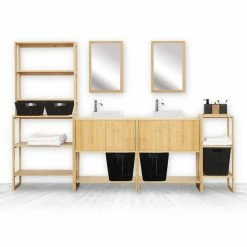 Etagère 2 Niveaux Bambou 70x33,5 Lab'n Modul 5Five 4 Etagère 2 Niveaux Bambou 70x33,5 Lab'n Modul 5Five -Ledepot-bailleul Soldes Magasin etagere 2 niveaux bambou 70x335 lab n modul 5five 1 1