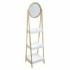 Étagère 3 Niveaux Avec Miroir Léa 5Five -Ledepot-bailleul Soldes Magasin etagere 3 niveaux avec miroir lea 5five