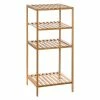 Etagère 4 Niveaux Salle Bain Varia Naturel Bambou -Ledepot-bailleul Soldes Magasin etagere 4 niveaux salle bain varia naturel bambou