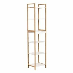 Etagère 6 Niveaux H180 Cm Bambou Nuovo