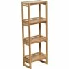 Étagère Bambou 4 Niveaux 1 Étagère Bambou 4 Niveaux -Ledepot-bailleul Soldes Magasin etagere bambou 4 niveaux