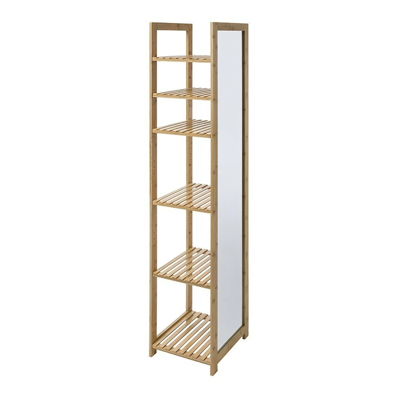 Etagère miroir 3+2 cases Mix bambou 5Five Etagère Miroir 3+2 Cases Mix Bambou 5Five -Ledepot-bailleul Soldes Magasin etagere miroir 32 cases mix bambou 5five