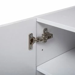 Etagère Murale 2 Niveaux + Porte 57x30 Blanc Fixup 5Five 6 Etagère Murale 2 Niveaux + Porte 57x30 Blanc Fixup 5Five -Ledepot-bailleul Soldes Magasin etagere murale 2 niveaux porte 57x30 blanc fixup 5five 4