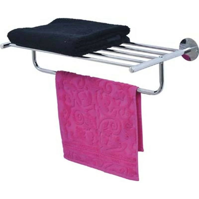 Etagère porte serviettes chromée Etagère Porte Serviettes Chromée -Ledepot-bailleul Soldes Magasin etagere porte serviettes chromee