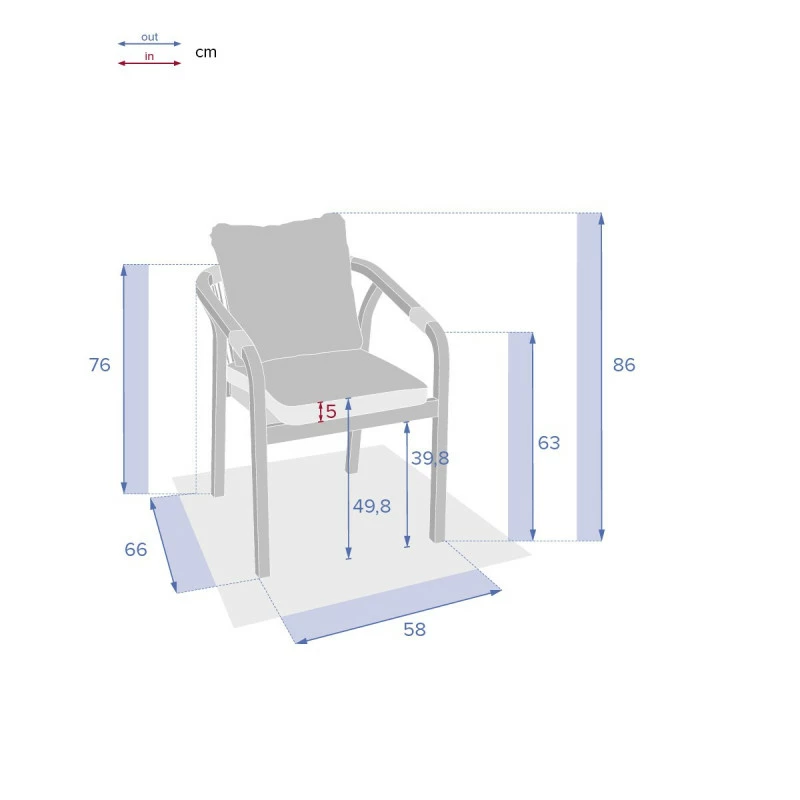 Fauteuil de jardin Papouasie acacia Hespéride Fauteuil De Jardin Papouasie Acacia Hespéride -Ledepot-bailleul Soldes Magasin fauteuil de jardin papouasie acacia hesperide 4