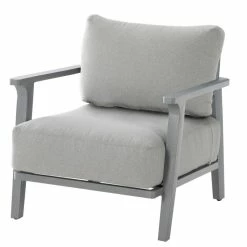 Fauteuil De Jardin Pulpy Gris Quartz Hespéride