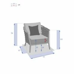 Fauteuil De Salon Extérieur 1 Place Embruns Hespéride 5 Fauteuil De Salon Extérieur 1 Place Embruns Hespéride -Ledepot-bailleul Soldes Magasin fauteuil de salon exterieur 1 place embruns hesperide 3