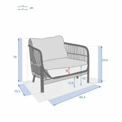 Fauteuil Extérieur 1 Place Deona Acacia Hespéride 7 Fauteuil Extérieur 1 Place Deona Acacia Hespéride -Ledepot-bailleul Soldes Magasin fauteuil exterieur 1 place deona acacia hesperide 5