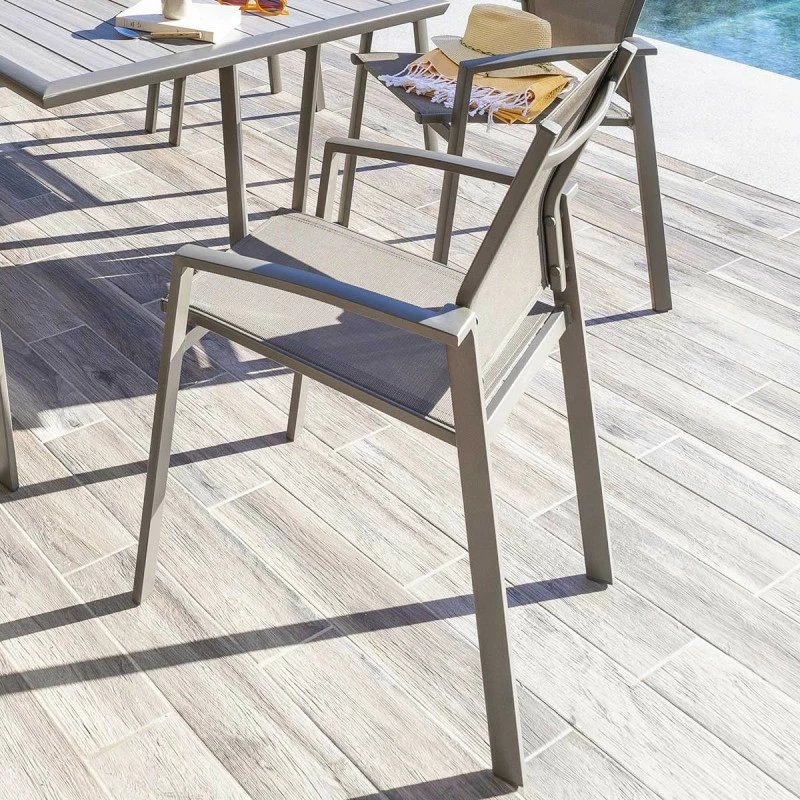 Fauteuil extérieur Axant wengé/praline Hespéride Fauteuil Extérieur Axant Wengé/praline Hespéride -Ledepot-bailleul Soldes Magasin fauteuil exterieur axant wengepraline hesperide 1