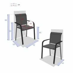 Fauteuil Extérieur Essentia Anthracite/graphite Hespéride 6 Fauteuil Extérieur Essentia Anthracite/graphite Hespéride -Ledepot-bailleul Soldes Magasin fauteuil exterieur essentia anthracite graphite hesperide 4