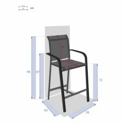 Fauteuil Haut Essentia Anthracite Et Graphite Hespéride 5 Fauteuil Haut Essentia Anthracite Et Graphite Hespéride -Ledepot-bailleul Soldes Magasin fauteuil haut essentia anthracite et graphite hesperide 3