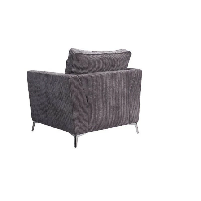 Fauteuil Isla velours côtelé gris Fauteuil Isla Velours Côtelé Gris -Ledepot-bailleul Soldes Magasin fauteuil isla velours gris 1 1