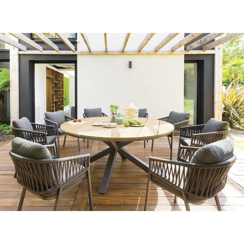 Fauteuil Oriengo mailles anthracite/graphite Hespéride Fauteuil Oriengo Mailles Anthracite/graphite Hespéride -Ledepot-bailleul Soldes Magasin fauteuil oriengo mailles anthracite graphite hesperide 1