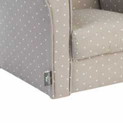 ATMOSPHERA Fauteuil Pour Enfant Taupe Décor étoiles -Ledepot-bailleul Soldes Magasin fauteuil pour enfant taupe decor etoiles 2