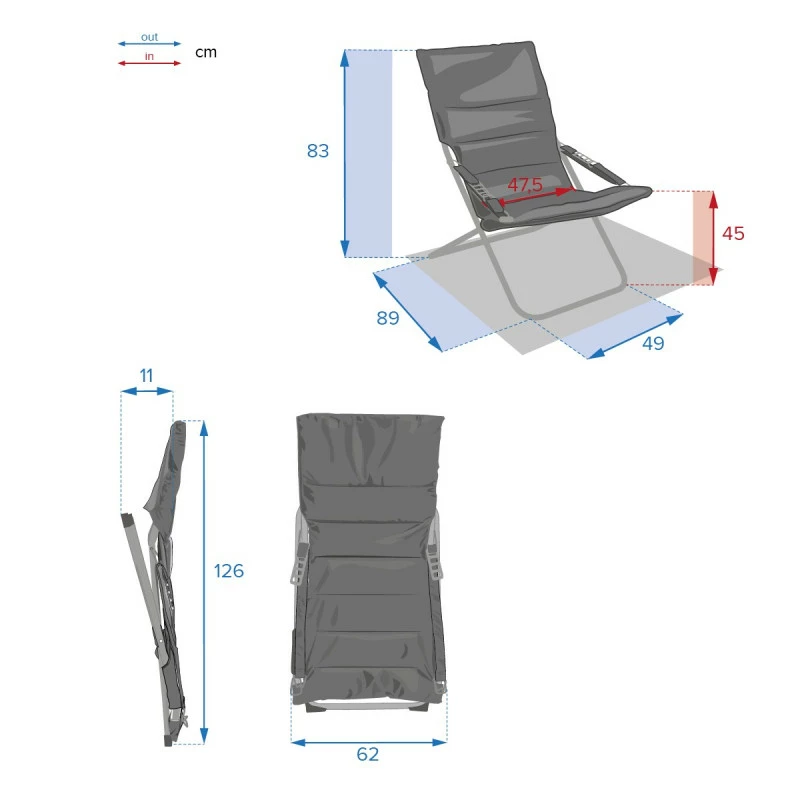 Fauteuil relax Milos grenade Hespéride Fauteuil Relax Milos Grenade Hespéride -Ledepot-bailleul Soldes Magasin fauteuil relax milos grenade hesperide 1 3