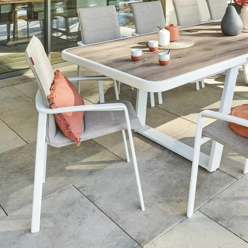 Fauteuil repas extérieur Diese badiane/blanc Hespéride Fauteuil Repas Extérieur Diese Badiane/blanc Hespéride -Ledepot-bailleul Soldes Magasin fauteuil repas exterieur diese badianeblanc hesperide 1