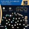 Guirlande Extérieur 480 LED Multicolores/blanc Chaud Programmable -Ledepot-bailleul Soldes Magasin guirlande exterieur 480 led multicolores blanc chaud programmable