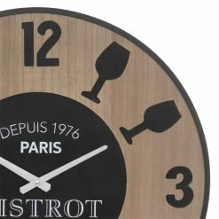 Horloge D57 Bistrot En Bois Lais Atmosphera -Ledepot-bailleul Soldes Magasin horloge d57 bistrot en bois lais atmosphera 1