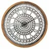 Horloge Métal Et Bois D63 Louison Atmosphera