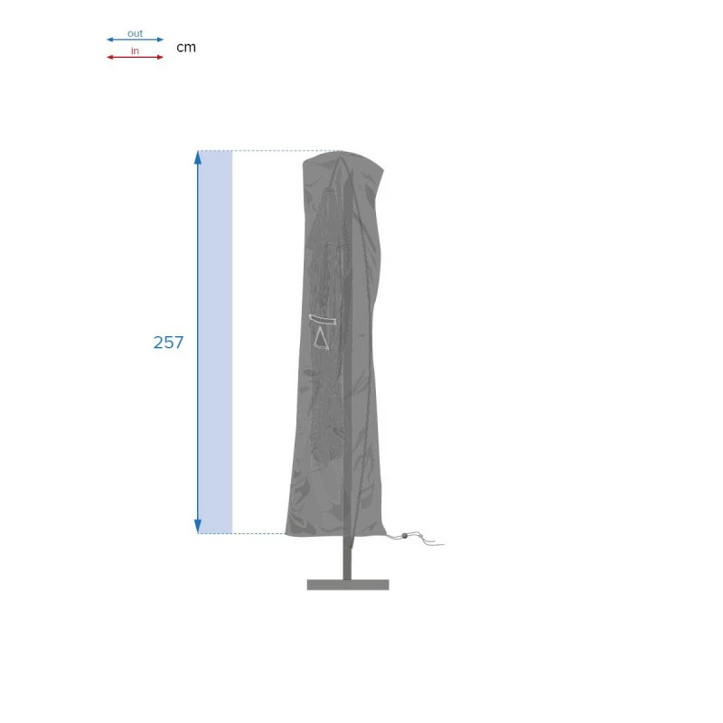 Housse de protection pour parasol déporté L Hambo Hespéride Housse De Protection Pour Parasol Déporté L Hambo Hespéride -Ledepot-bailleul Soldes Magasin housse de protection pour parasol deporte l hambo hesperide 3