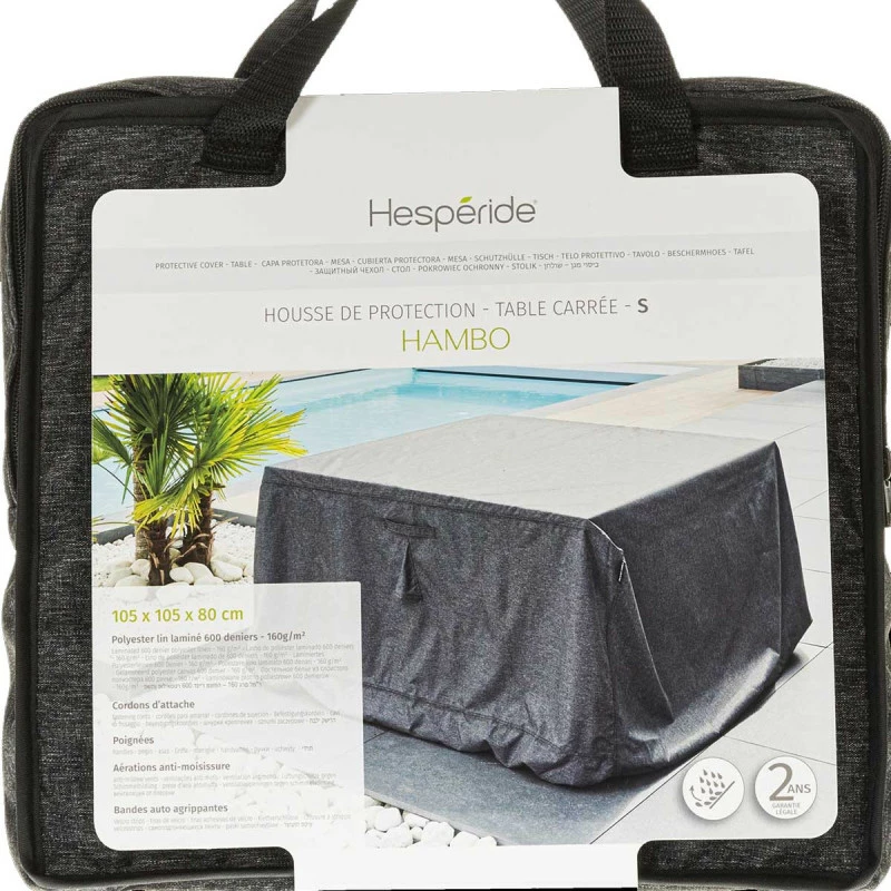 Housse de protection pour table carrée S Hambo Hespéride Housse De Protection Pour Table Carrée S Hambo Hespéride -Ledepot-bailleul Soldes Magasin housse protection pour table s hambo hesperide 3
