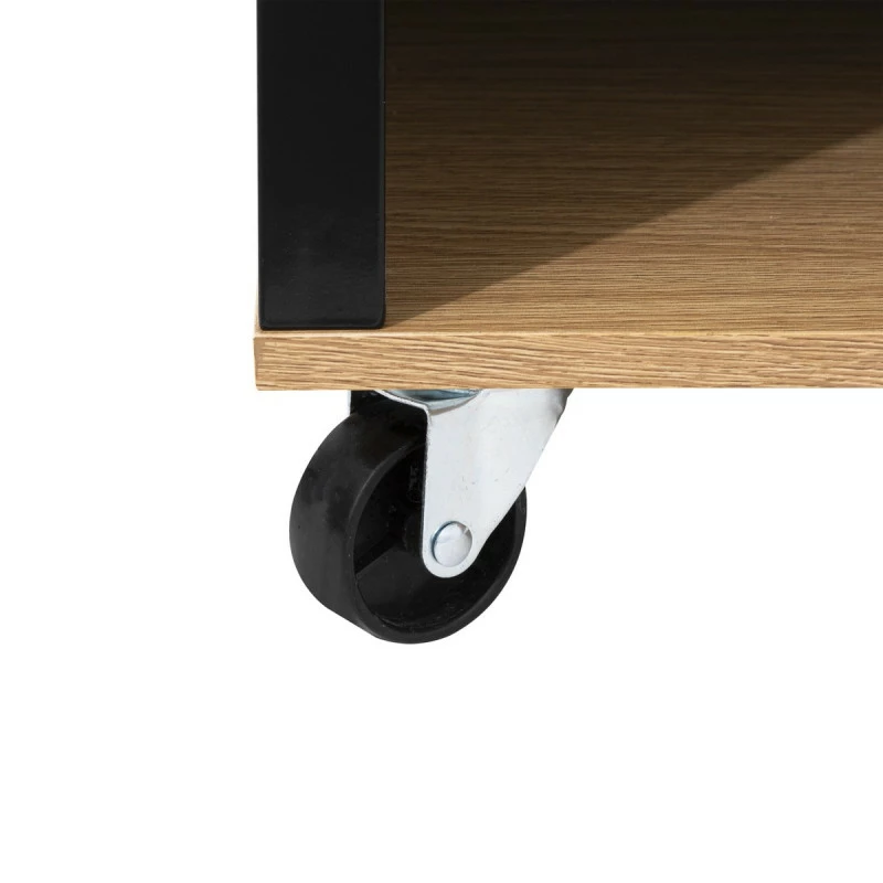 Ilot de cuisine noir et naturel 5Five Ilot De Cuisine Noir Et Naturel 5Five -Ledepot-bailleul Soldes Magasin ilot de cuisine noir et naturel 5five 3