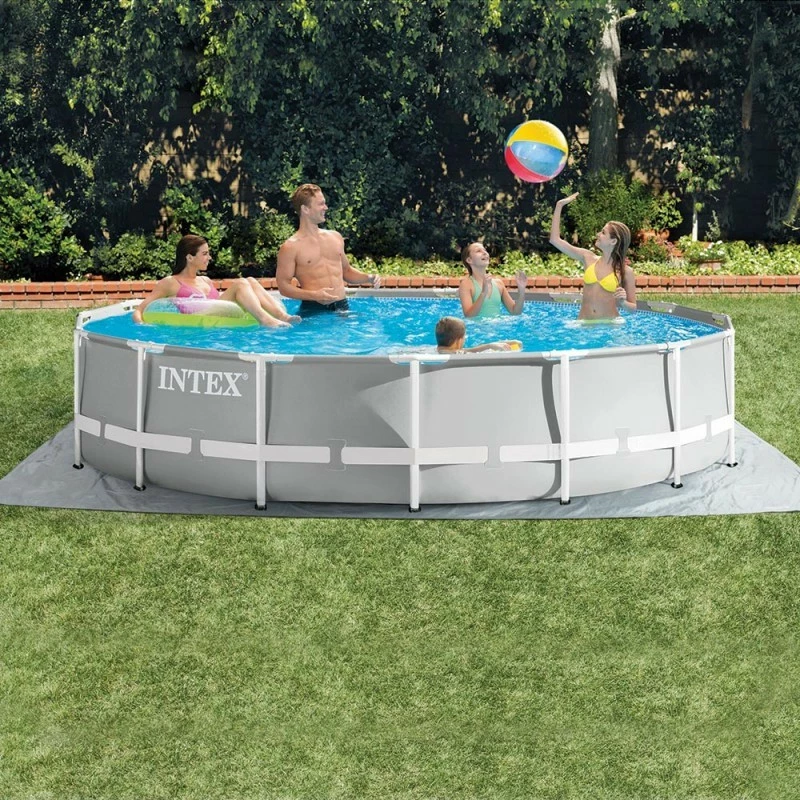 Piscine Prism Frame ronde 4,57 x 1,07 m Intex Piscine Prism Frame Ronde 4,57 X 1,07 M Intex -Ledepot-bailleul Soldes Magasin kit piscine tubulaire avec accessoires
