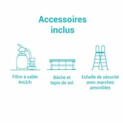 Kit Piscine Tubulaire Ultra XTR 4.88 X H1.22 Intex 4 Kit Piscine Tubulaire Ultra XTR 4.88 X H1.22 Intex -Ledepot-bailleul Soldes Magasin kit piscine tubulaire ultra frame 488xh122 intex 2