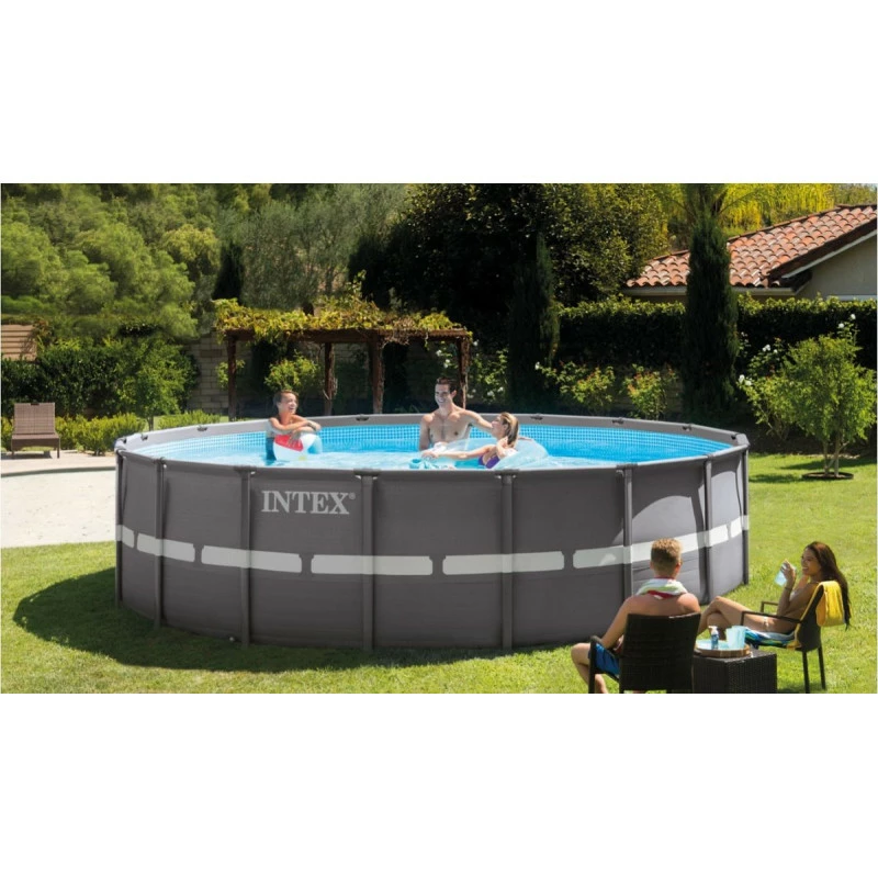 Kit piscine tubulaire Ultra XTR 5.49 x H1.32m Intex Kit Piscine Tubulaire Ultra XTR 5.49 X H1.32m Intex -Ledepot-bailleul Soldes Magasin kit piscine tubulaire ultra frame 549xh132m intex 2