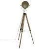 Lampadaire Métal Et Bois Ebor Bronze Atmosphera -Ledepot-bailleul Soldes Magasin lampadaire metal et bois ebor bronze atmosphera h 152 cm