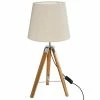 Lampe à Poser Bambou Trépied Runo Atmosphera -Ledepot-bailleul Soldes Magasin lampe a poser bambou trepied runo atmosphera