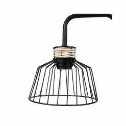 Lampe à Poser Filaire Métal Et Rotin Lady Ostaria -Ledepot-bailleul Soldes Magasin lampe a poser filaire metal et rotin lady ostaria 2