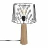 Lampe En Bois Et Métal H46 Joe Atmosphera -Ledepot-bailleul Soldes Magasin lampe en bois et metal h46 joe atmosphera