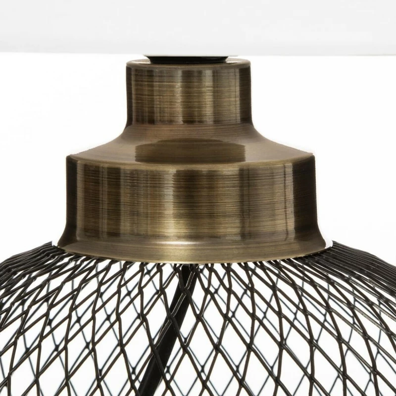 Lampe grille Emie noir et blanc Atmosphera Lampe Grille Emie Noir Et Blanc Atmosphera -Ledepot-bailleul Soldes Magasin lampe grille emie noir et blanc atmosphera 1