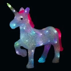 Licorne Lumineuse 24 Leds Extérieur H40 Cm