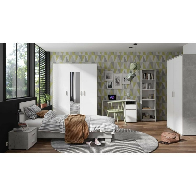 Lit 1 personne 90x200 cm Soma Lit 1 Personne 90x200 Cm Soma -Ledepot-bailleul Soldes Magasin lit 1 personne 90x200 cm soma 1