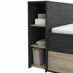 Demeyere Lit 140x190 Cm Pocket Naturel Et Noir -Ledepot-bailleul Soldes Magasin lit 140x190 cm pocket naturel et noir 5