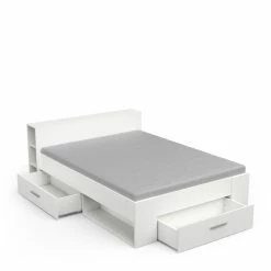 Demeyere Lit 140x190 Cm Pocket Blanc 5 Demeyere Lit 140x190 Cm Pocket Blanc -Ledepot-bailleul Soldes Magasin lit 2 places polly blanc 3