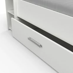 Demeyere Lit 140x190 Cm Pocket Blanc 6 Demeyere Lit 140x190 Cm Pocket Blanc -Ledepot-bailleul Soldes Magasin lit 2 places polly blanc 4