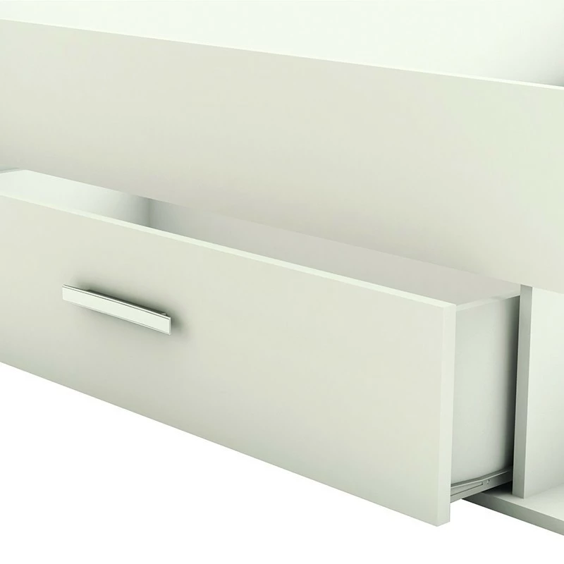 Lit 140x190 cm Pocket blanc Demeyere Lit 140x190 Cm Pocket Blanc -Ledepot-bailleul Soldes Magasin lit 2 places polly blanc 7