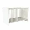Demeyere Lit à Barreaux 60x120 Avec Sommier Reverso Blanc -Ledepot-bailleul Soldes Magasin lit a barreaux 60x120 avec sommier reverso blanc