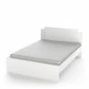 Demeyere Lit Double 140x190/200 Life Blanc -Ledepot-bailleul Soldes Magasin lit simple 90 x 190200 life blanc 3