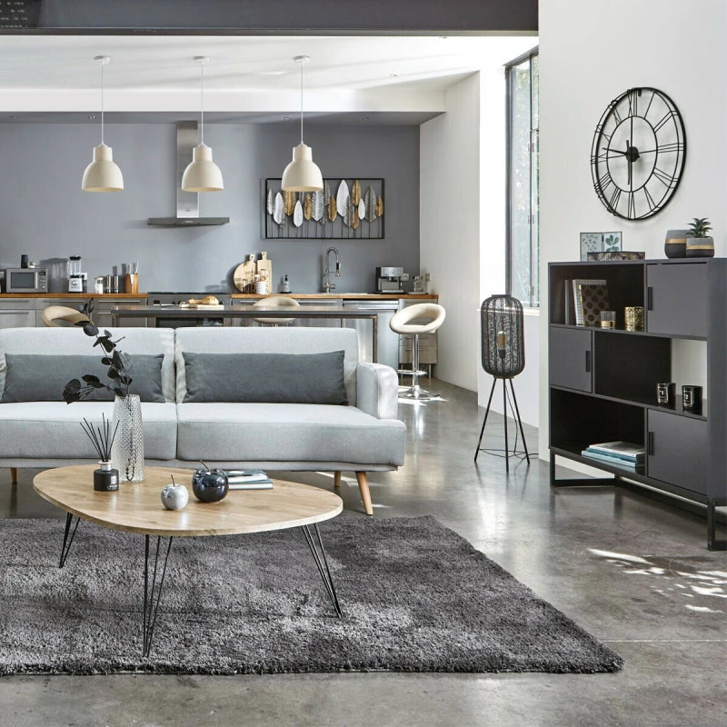 Tabouret de bar Sasha blanc Atmosphera Tabouret De Bar Sasha Blanc Atmosphera -Ledepot-bailleul Soldes Magasin lot 2 tabourets de bar sasha blanc 3