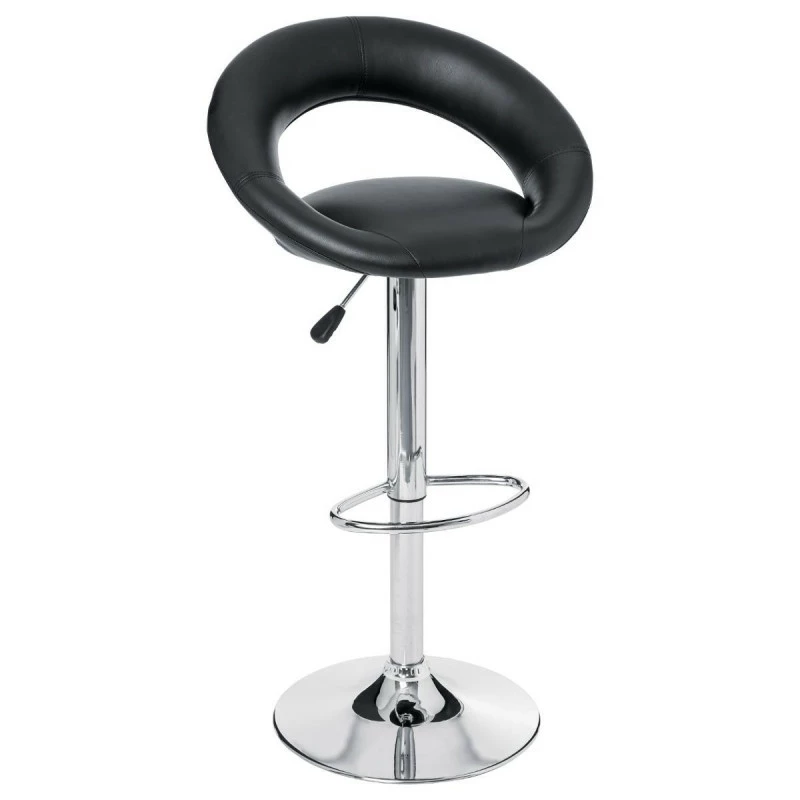 Tabouret de bar Sasha noir Atmosphera Tabouret De Bar Sasha Noir Atmosphera -Ledepot-bailleul Soldes Magasin lot 2 tabourets de bar sasha noir