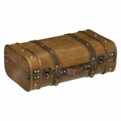 Lot De 2 Malles En Bois Atmosphera -Ledepot-bailleul Soldes Magasin lot de 2 malles en bois atmosphera 2