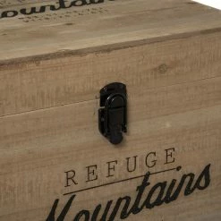 Lot De 3 Malles Carrés Bois Wild Atmosphera 5 Lot De 3 Malles Carrés Bois Wild Atmosphera -Ledepot-bailleul Soldes Magasin lot de 3 malles carres bois wild atmosphera 3