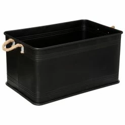 Lot De 3 Malles Métal Noir Plateau Bois Atmosphera 6 Lot De 3 Malles Métal Noir Plateau Bois Atmosphera -Ledepot-bailleul Soldes Magasin lot de 3 malles metal noir plateau bois atmosphera 4