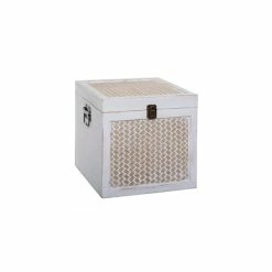 Malles Carrée Cannage Blanchi - Lot De 3 - Atmosphera 4 Malles Carrée Cannage Blanchi - Lot De 3 - Atmosphera -Ledepot-bailleul Soldes Magasin malles carree cannage blanchi lot de 3 atmosphera 2